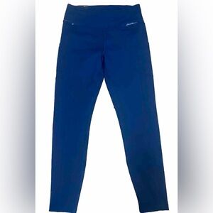 Eddie Bauer High -Rise Trail Tight Leggings Women’s Size M Navy Blue Retails $99